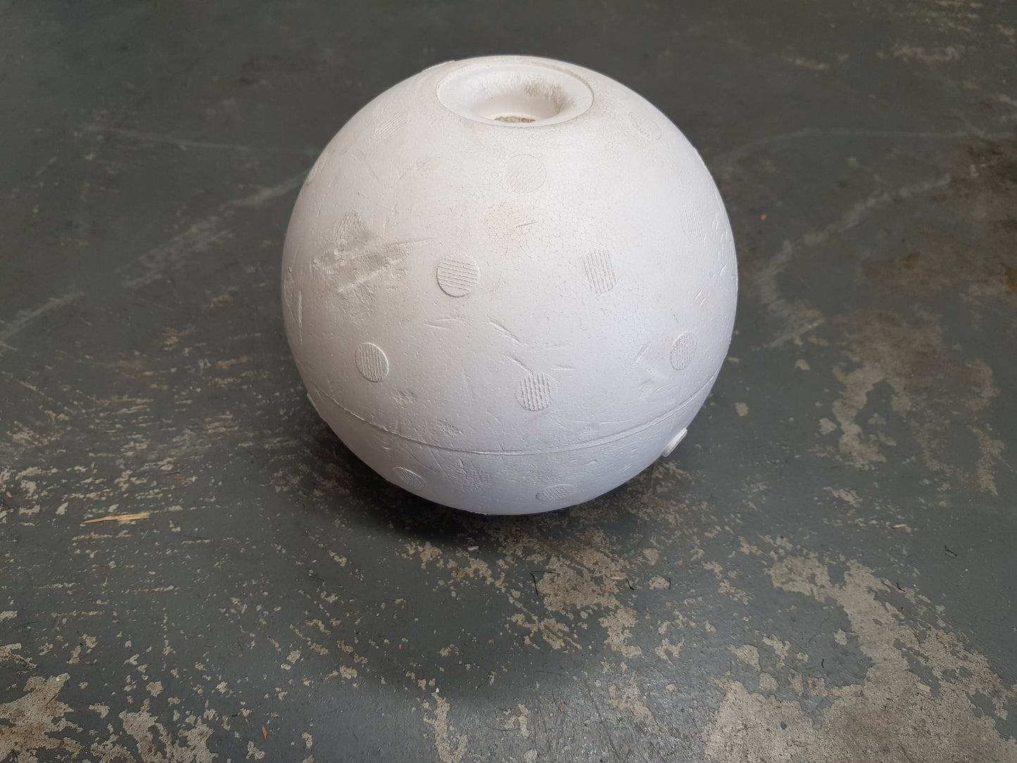 8" Polystyrene Floats - White - High Density - High Quality - Round Floats - Diamond Networks