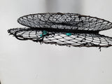 5 x Crab Nets 90cm Pro Stainless Steel - Mesh Bottom - High Quality Construction - Minimum Quantity Order 5 - Diamond Networks