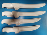 Fish Filleting Knife Set (4 knives - 14cm, 15cm, 20cm, 21cm) Japanese Stainless - Diamond Networks