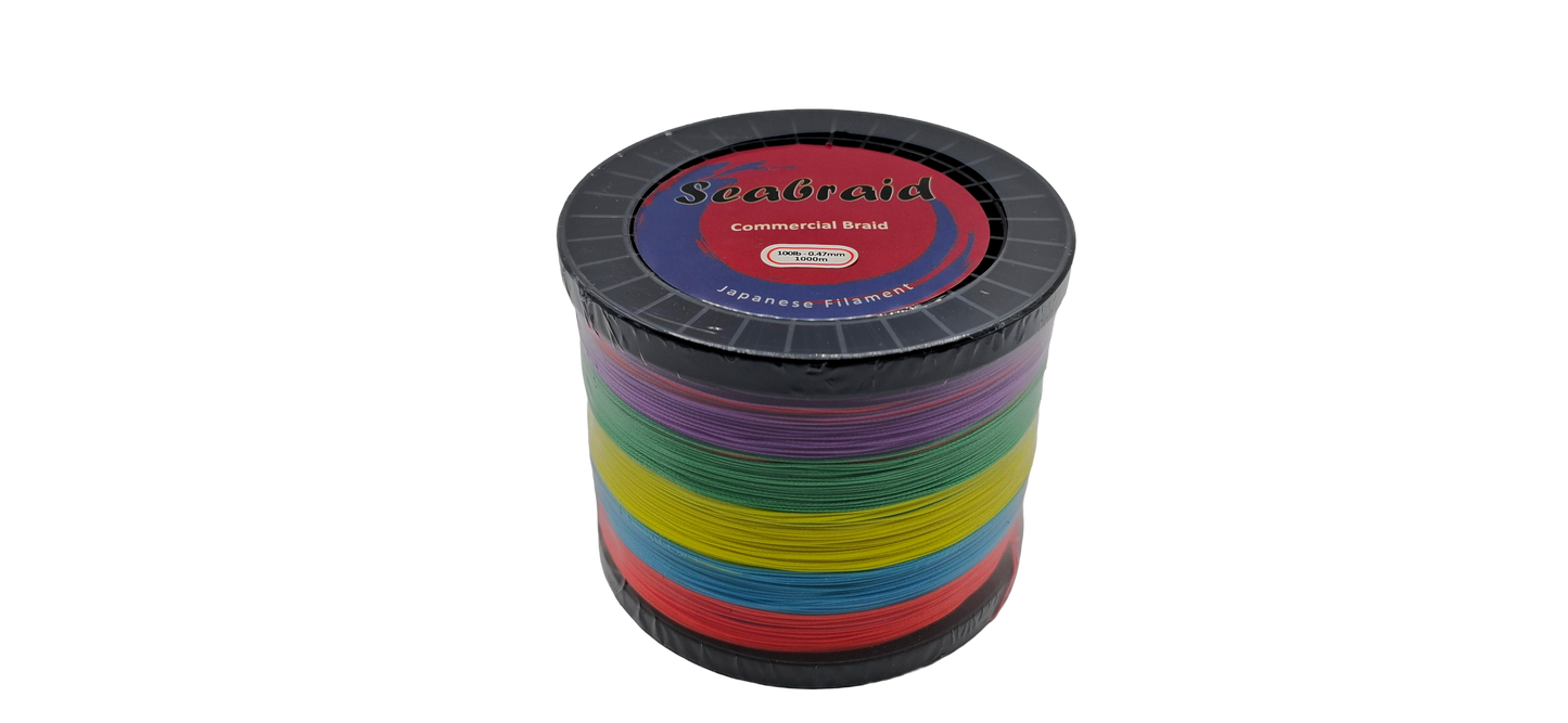 Premium Braid - 120lb - 1000mtr Spool - 0.52mm Very Thin Diameter - High Strength