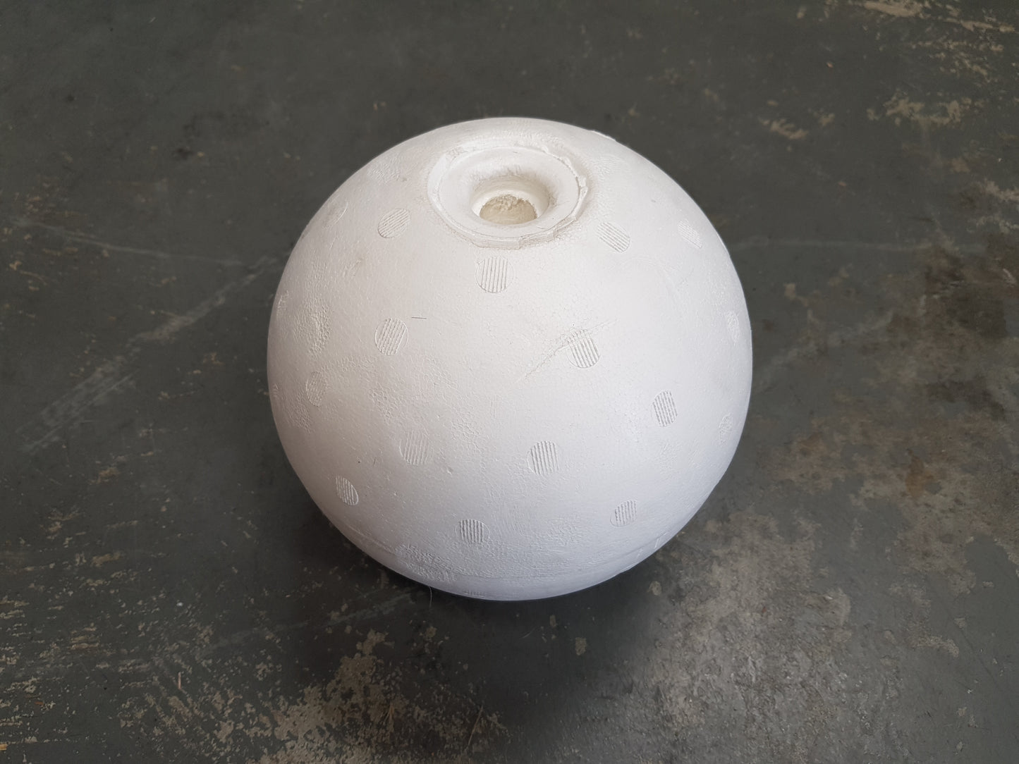 10" Round White High Density Polystyrene Floats in Perth