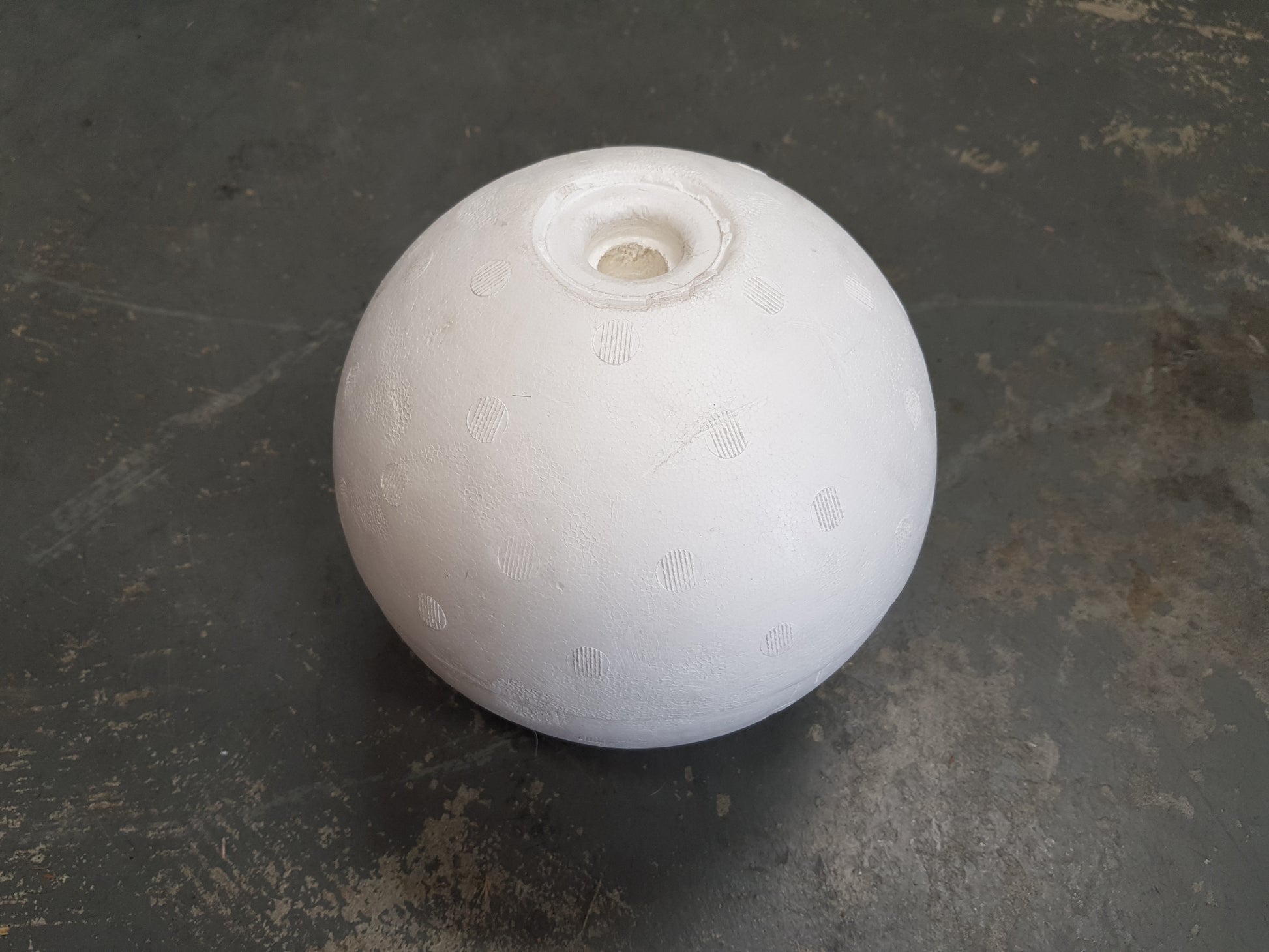 10" Round White High Density Polystyrene Floats in Perth