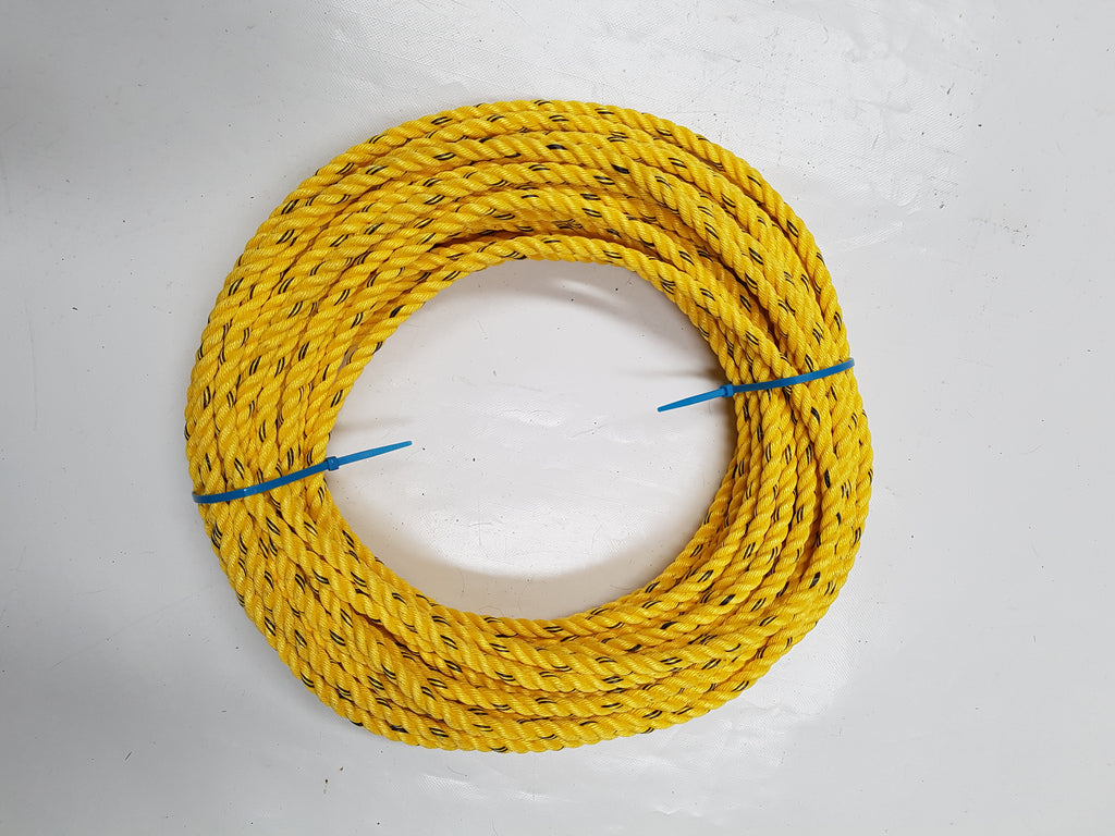 Shop Diamond Networks - 11mm Yellow Cray Pot Rope x 30m in Perth