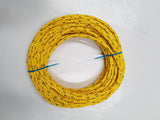 Cray Pot Rope 11mm - 30m Coil - Yellow Colour - Medium Hard Lay - Diamond Networks