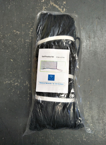 Golf Practice Net 3.5m x 2.5m - Strong and Durable Netting - High Quality - Easy Set Up