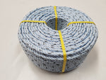 Cray Pot Rope 11mm - 220m Coil - Ice Blue Colour - Medium Hard Lay - Diamond Networks