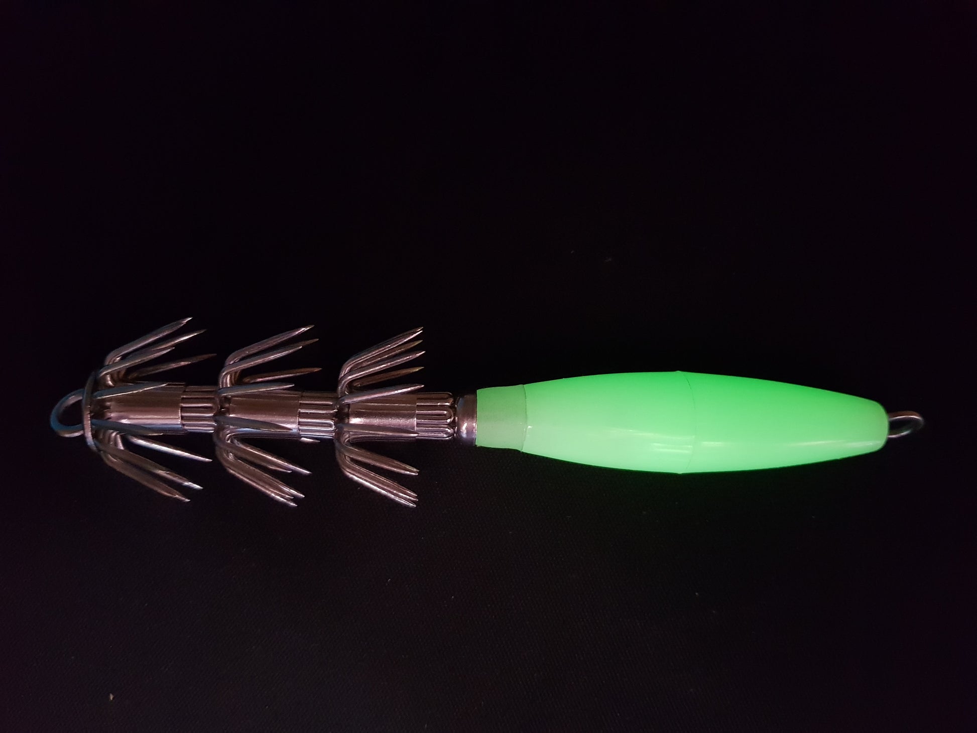Luminous Squid Jigs - Three Barbs - High Quality - 3 Pack Available - Bright - Diamond Networks