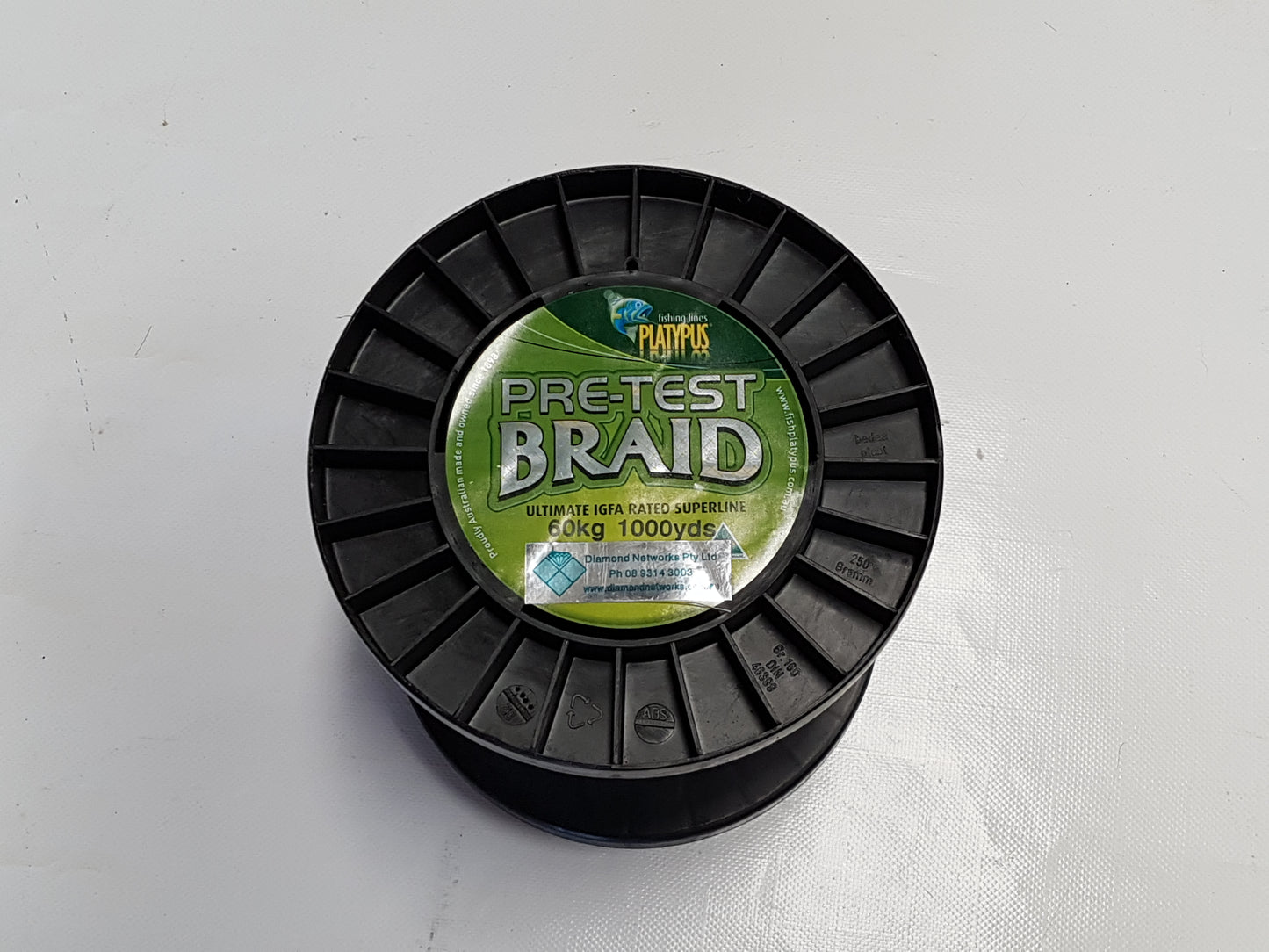 Platypus Pre Test Braid - 60kg - 1000 Yards - 0.62mm - IGFA Rated Superline - Diamond Networks