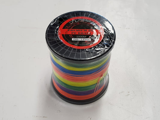 Premium Braid - 150lb - 1000mtr Spool - 0.63mm Very Thin Diameter - High Strength - Diamond Networks