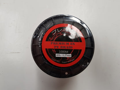 Premium Braid - 40lb - 1000mtr Spool - 0.27mm Very Thin Diameter - High Strength - Diamond Networks