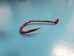 Mustad Big Red Hook - Size 8/0 25pcs - Chemically Sharpened - Diamond Networks
