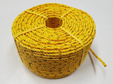 Cray Pot Rope 11mm - 220m Coil - Yellow Colour - Medium Hard Lay - Diamond Networks